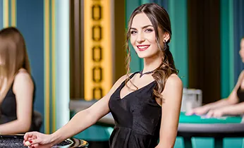 Đại diện hỗ trợ khách hàng go881 với tai nghe và biểu tượng chat trực tuyến